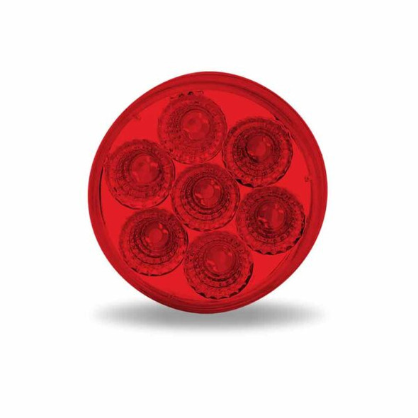 2 Inch Rnd LED Marker Light W/ 7 Diodes - Red