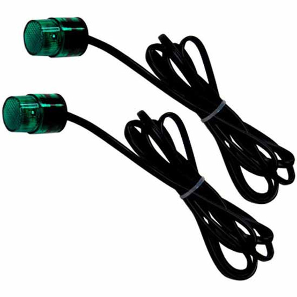 Bores Green LED Bumper Guide Light Assembly - Pair