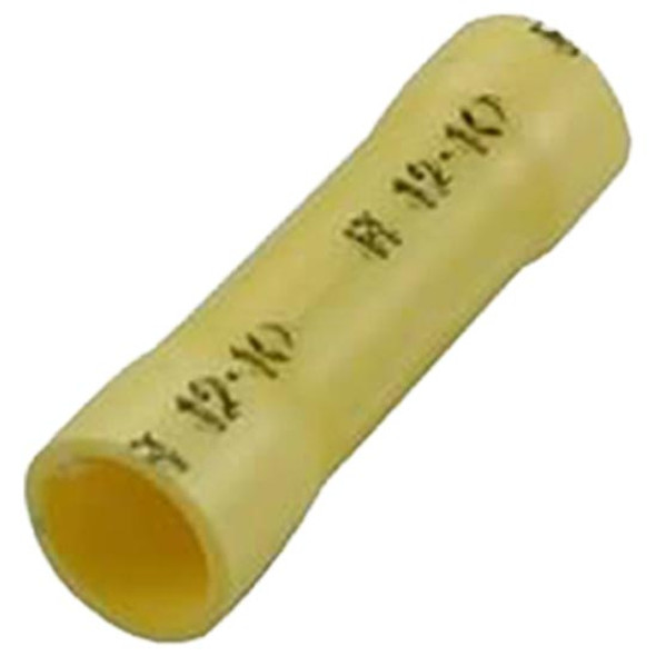 12-10 AWG Yellow Vinyl Insulated Butt Connector - 14 PCS