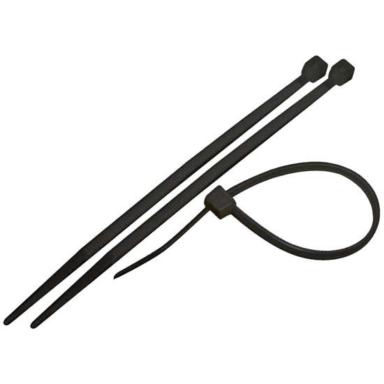 Black Nylon Wire Tie, 11.5 Inch, Rated For 50 Lbs - 14 PCS
