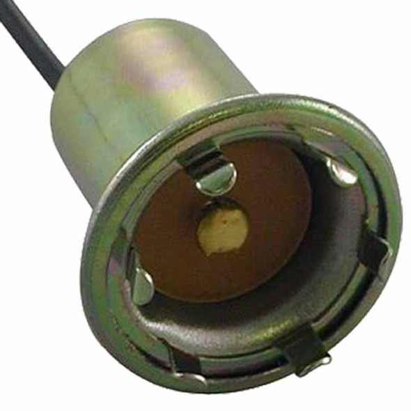 1 Wire Snap In Light Socket For Instrument and License Plate Panels For 3/4 Inch Or 19.05 MM Hole