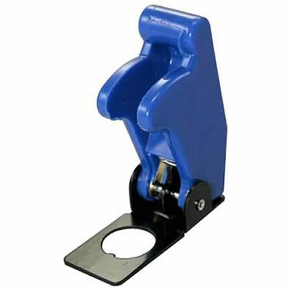 Blue Aircraft Style Toggle Switch Cover For Standard 1/2 Inch To 3/4 Inch Stem