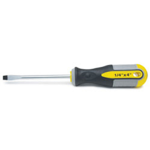 RoadPro 4 Inch X 1/4 Inch Slotted Magnetic Tip Screwdriver