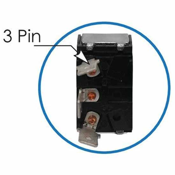 3 Spade Toggle Switch, On/Off/On, Replaces OE 1603398 And 8946K832 For Peterbilt