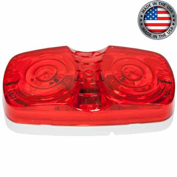 Double Bullseye Red Marker Light