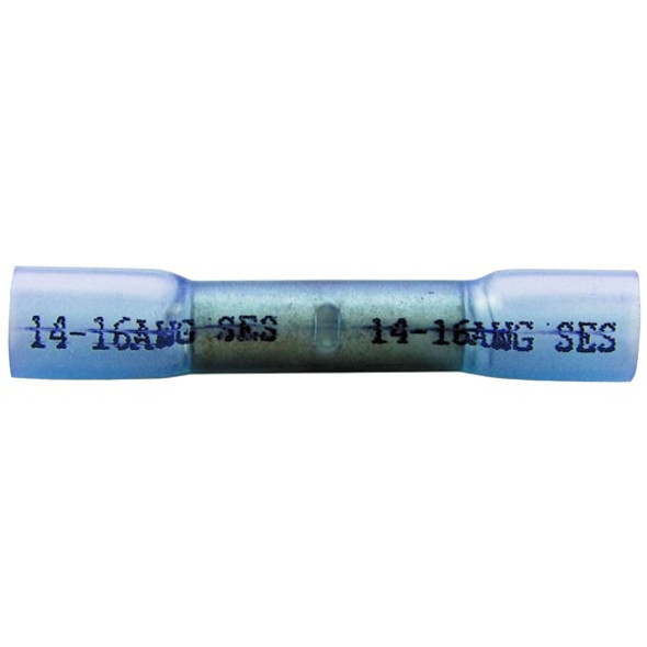 16-14 Gauge Blue Heat Shrink Butt Connector - Single