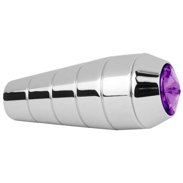 Chrome Spot Light Handle W/ Purple Jewel