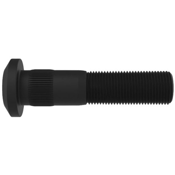 Serrated Wheel Stud Right Hand Thread, 3.375 Inch Length