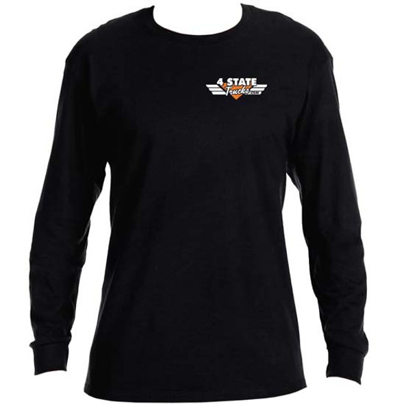 Chrome Shop Mafia Long Sleeve Black T-Shirt - 2XL