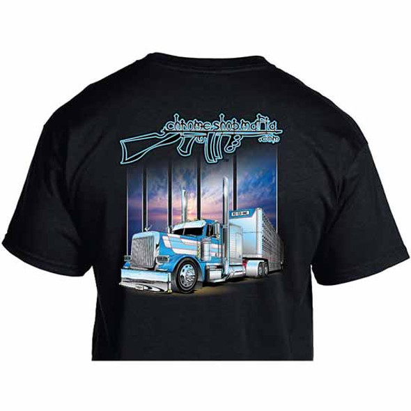 CSM Cattle Hauler - No ELD 4 Me Black Short Sleeve T-Shirt - XL