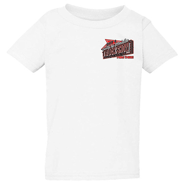 GBATS 2023 CSM I Was There White T Shirt W/ Red & Black Peterbilt 359 Graphic - Youth Large