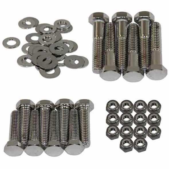 BESTfit Polished Stainless Steel Bolt Kit For Peterbilt 359 Grille Surround