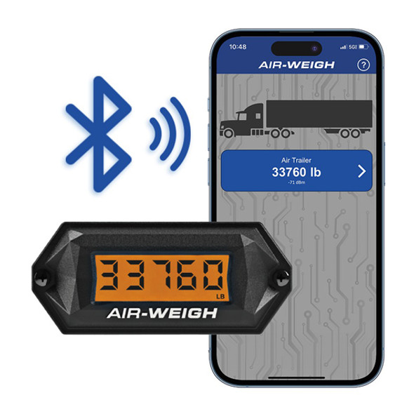QuickWeigh Bluetooth Digital PSI Gauge & On Board Scale Kit For Air Ride Suspensions
