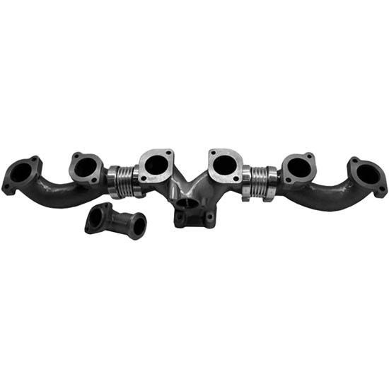 BESTfit 3 Piece Exhaust Manifold Kit For Detroit 60 Series - Replaces 23537114, 23537115, 23537116