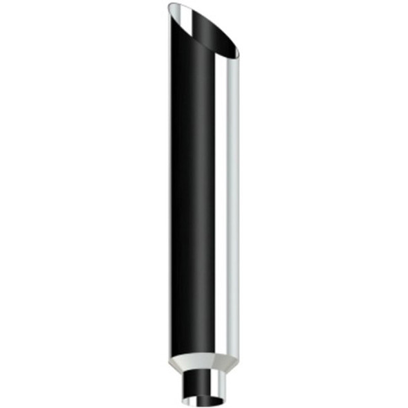 BESTfit Grand Rock Chrome 6 Inch Reduces To 5 Inch O.D. Miter Cut Exhaust Stack - 36 Inch Length