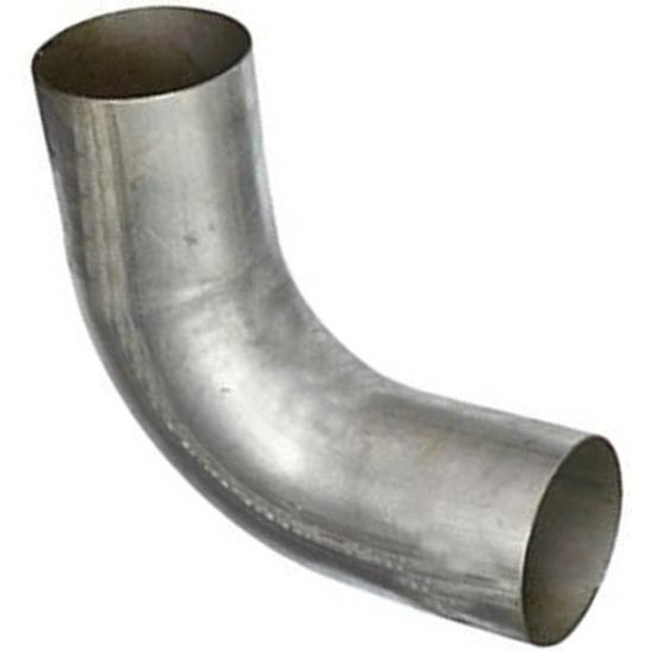 BESTfit 5 Inch O.D.-O.D. X 8 Inch Aluminized Steel Exhaust Elbow - Tangent Cut 90 Degree With 6 Inch Centerline