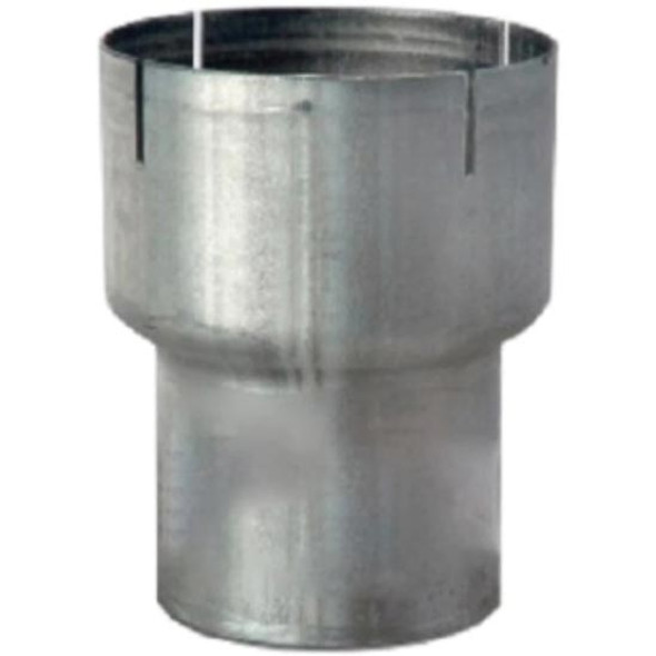 BESTfit 6 To 4 Inch I.D.-O.D. X 8 Inch OAL Aluminized Steel Reducer Pipe