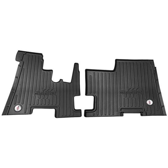 Molded Floor Mats For Kenworth T270, T300, T370 With Manual Transmission, Passenger Bench Seat