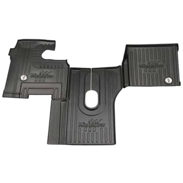 International 5500I,5600I,9200I,9400I,9900I,9900IX W/ Manual Transmission & Eagle Interior Package Minimizer Thermoplastic Floor Mat Set - 3 Piece