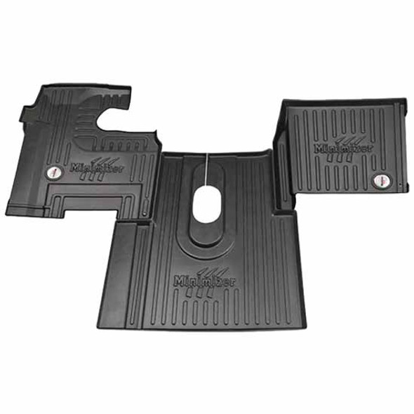 International 5500I, 5600I, 5900I, 9100I, 9200I, 9400I, 9900I, 9900IX W/ Manual Transmission 10-11 Inches From Firewall Minimizer Thermoplastic Floor Mat Set - 3 Piece International 5500I, 5600I, 5900I, 9100I, 9200I, 9400I, 9900I, 9900IX W/ Manual Transmission 10-11 Inches From Firewall Minimizer Thermoplastic Floor Mat Set - 3 Piece
