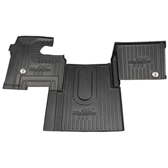 International 5500I, 5600I, 5900I, 9100I, 9200I, 9400I, 9900I, 9900IX W/ Automatic Transmission Minimizer Thermoplastic Floor Mat Set - 3 Piece