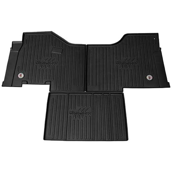 Kenworth T680, T880, Peterbilt 567, 579 W/ Automatic Transmission, GRA-MAG Driver Seat & Sears Passenger Seat Minimizer Thermoplastic Floor Mat Set - 3 Piece