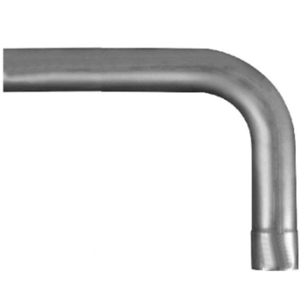 BESTfit 5 Inch ID-O.D. X 18 X 32 Inch Aluminized Steel Exhaust Elbow - 90 Degree With 6 Inch Centerline