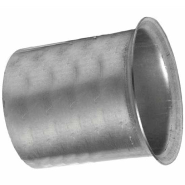 BESTfit 3.5 Inch I.D.-O.D. X 6 Inch OAL Aluminized Steel Type A Turbo Pipe With 4 Inch Diameter Flange For Detroit Diesel