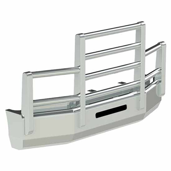 Herd Aero Grille Guard Bumper With Slam Latch For Kenworth