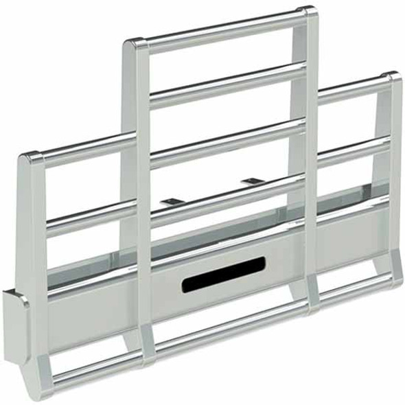 Herd Defender 4 Post Grille Guard Bumper With Slam Latch, Lift Assist For Freightliner 122SD SFA 2010-2014