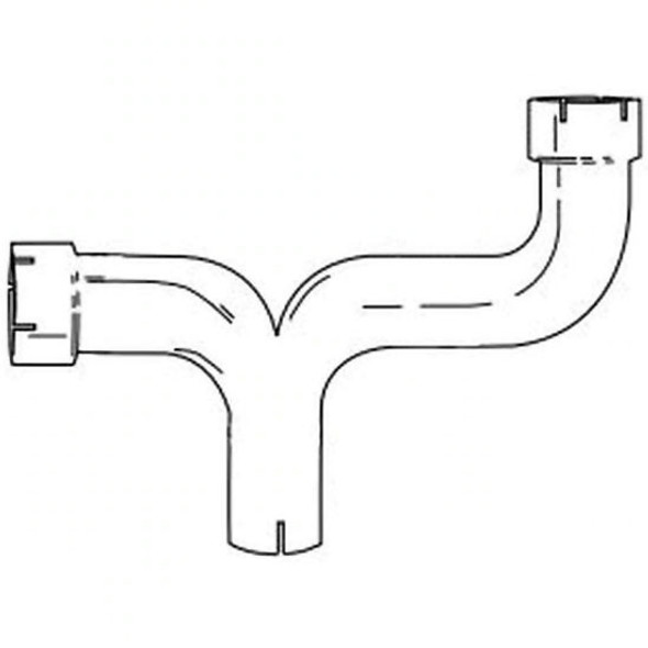 BESTfit 5 Inch 16G Aluminized Steel Y-Pipe For 5, 6, 7 Inch Stack Kits