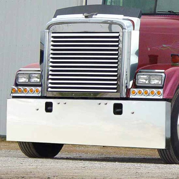 BESTfit 20 Inch Stainless Steel Boxed End Bumper W/ Tow Hole For Freightliner Classic 120/132 XL 2004-2007