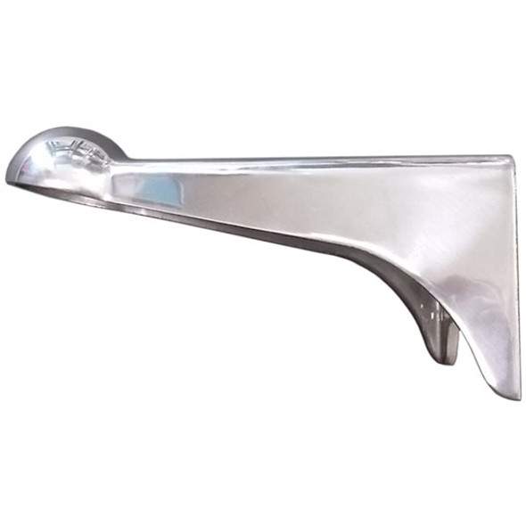 BESTfit Polished Aluminum Mounting Bracket For Dual Square Headlights For Peterbilt 359, 379