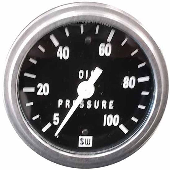 BESTfit Mechanical Oil Pressure Gauge 5-100 PSI For Peterbilt 359