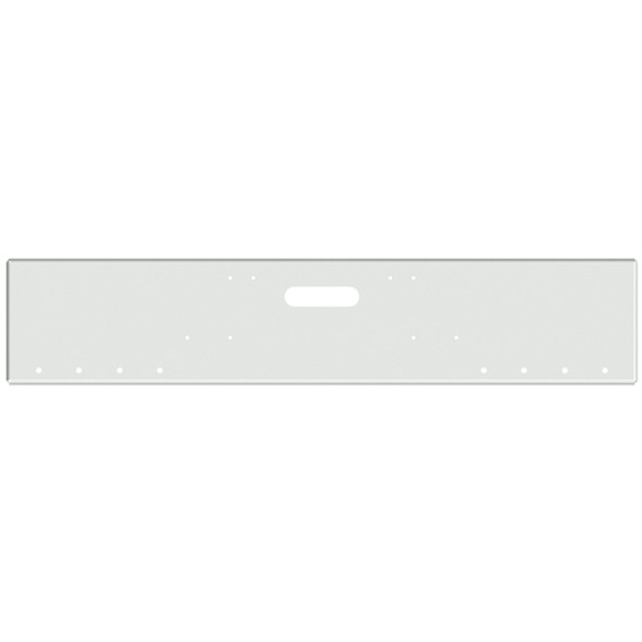 20” American Eagle Chrome Square End Bumper With 8 Round 3/4” Light Holes and Center Tow Hole For Freightliner FLC120 SFA Models