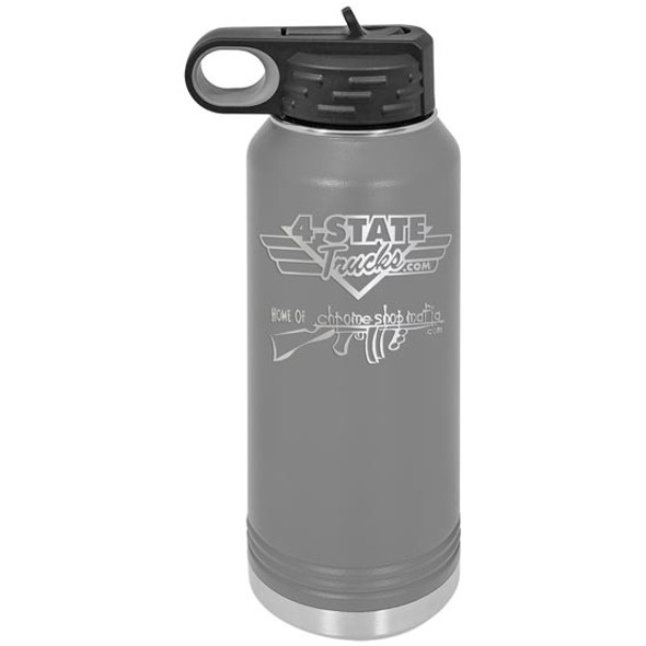 32 oz Stainless Steel Hot & Cold Water Bottle - Gray