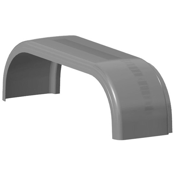 Fiberglass Gray 103.5 Inch 80s Full Fender - Driver Side