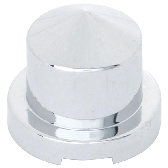 7/16 X 3/4 Inch Chrome Pointed Nut Cover - 10 Pack