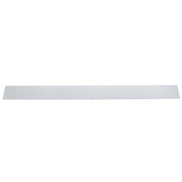 24 X 2 Inch Chrome Top Mud Flap Trim With Welded Studs