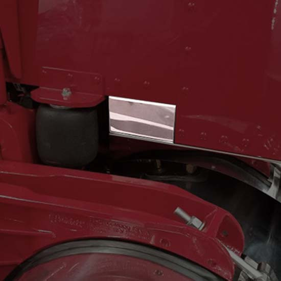 Chrome Shop Mafia Stainless Steel Rear Sleeper Fill In Pieces For Peterbilt