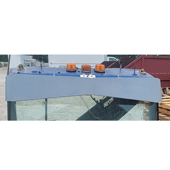 11 X 7 Inch Aluminum Bowtie Visor With Center Bracket For Kenworth