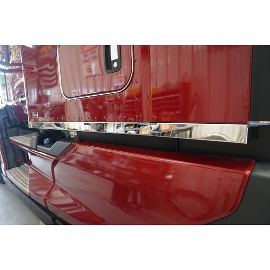 Chrome Shop Mafia 304 Stainless Steel Sleeper Panels, Blank For Kenworth T680NG