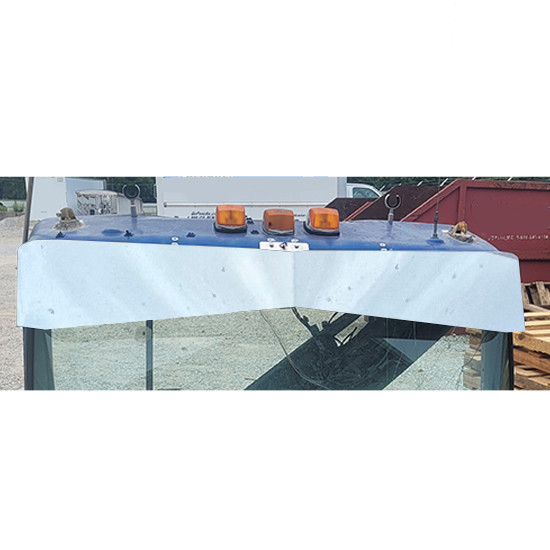 11 X 7 Inch Bowtie Visor W/ Center Bracket For Kenworth