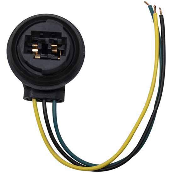 Chrome Shop Mafia 3 Wire Socket Pigtail For Running Light W/ 3157 Bulbs For Freightliner