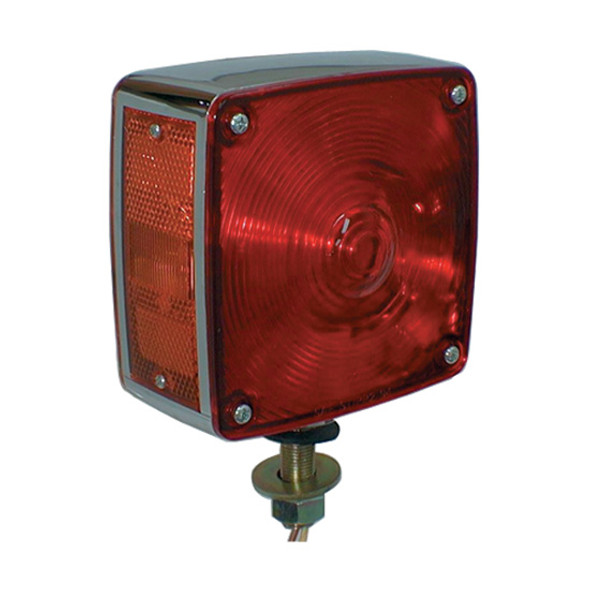 Double Face Red / Amber Square Turn Signal Light