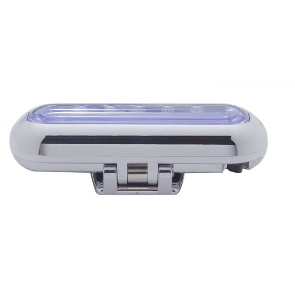 Chrome 12 LED Auxiliary Light - White Led/ Clear Lens