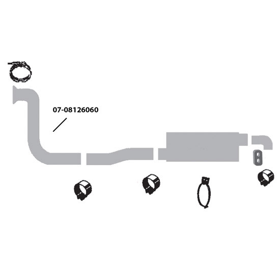 International DuraStar 4300-4400 Steel Multi-Bend Turbo Elbow by BESTfit