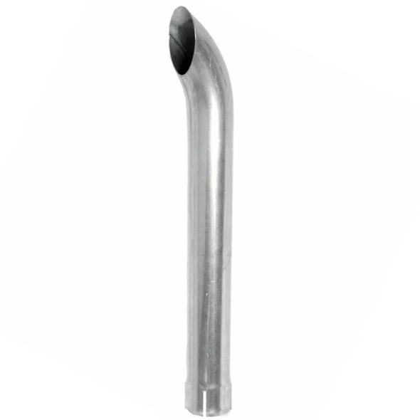 BESTfit 3.5 ID X 18 Inch Aluminized Curved Top Exhaust Stack