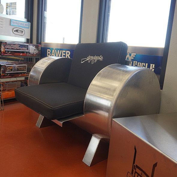 Chrome Shop Mafia 50 X 24.5 Inch Chair With Cushions