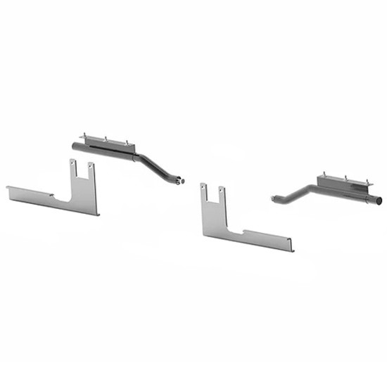Vendetta Peterbilt & Kenworth 3/8 Inch Steel Half Fender Hidden Bracket Kit For Models W/ Low Air Leaf & AG400 Suspensions